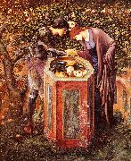 Edward Burne-Jones The Baleful Head oil